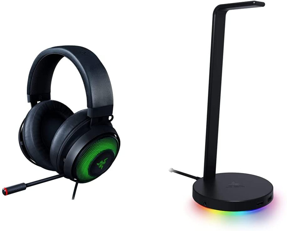 Razer Kraken Ultimate RGB – Audífonos Gaming USB con Base Station Chroma