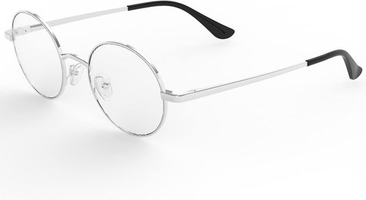 Gafas Anti Luz Azul para Pantallas – Marco Metálico Redondo, Unisex