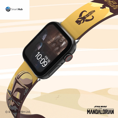 Star Wars: the Mandalorian Officially Licensed Smartwatch Band (Watch Not Included)
