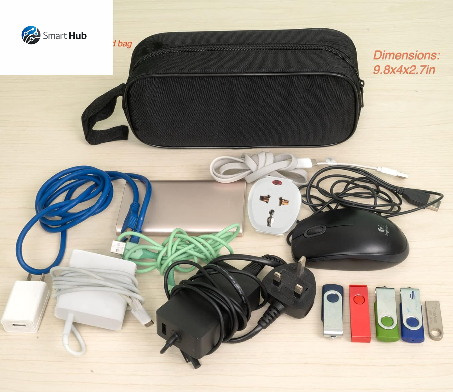 Universal Electronics Accessories Travel Organizer/Carry Case (Medium)