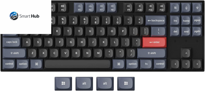 K8 Pro QMK/VIA Wireless Mechanical Keyboard, Hot-Swappable TKL Custom Programmable Macro Wired Keyboard with Gateron G Pro Brown Switch, RGB Backlit, PBT Keycaps for Mac Windows Linux