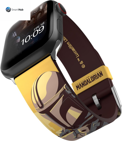Star Wars: the Mandalorian Officially Licensed Smartwatch Band (Watch Not Included)