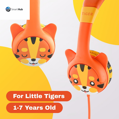 Wired Toddler Headphones for 1-7 Years Old — 85Db Volume Limited Baby Headphones for Plane and Car Travel — Children Headset for Airplane, Ipad and Tablet, Kids Headphone with Cord for Children