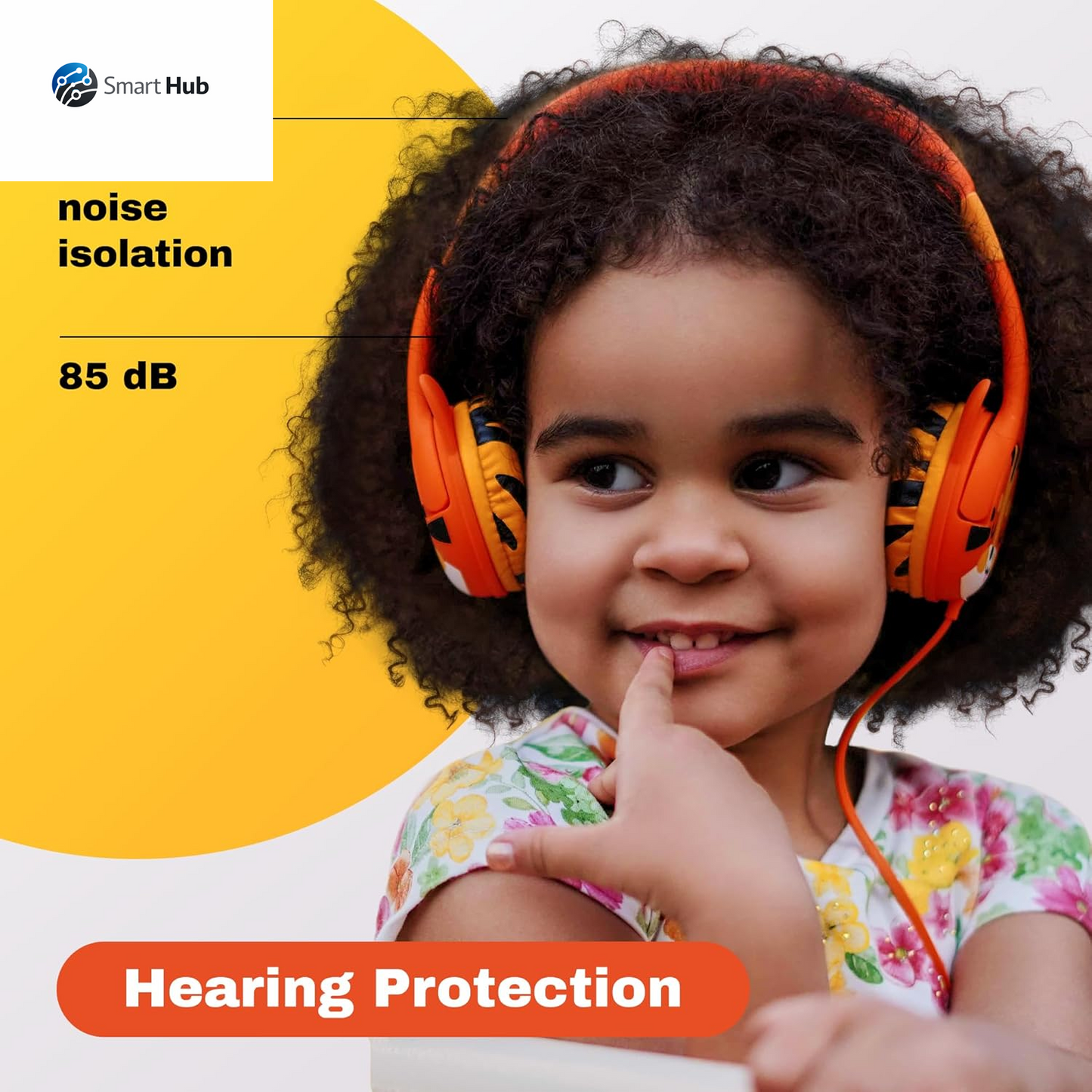 Wired Toddler Headphones for 1-7 Years Old — 85Db Volume Limited Baby Headphones for Plane and Car Travel — Children Headset for Airplane, Ipad and Tablet, Kids Headphone with Cord for Children