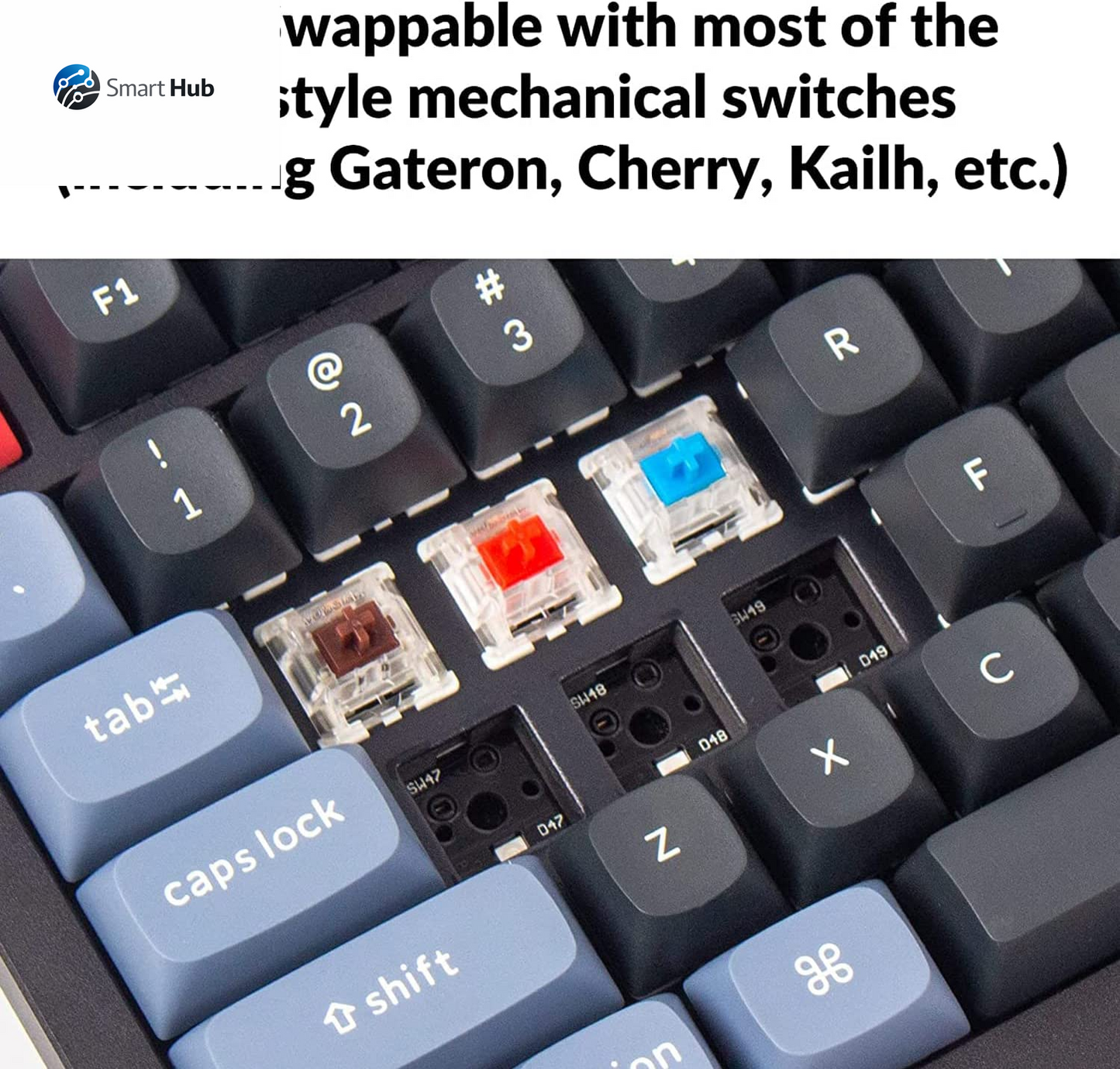 K8 Pro QMK/VIA Wireless Mechanical Keyboard, Hot-Swappable TKL Custom Programmable Macro Wired Keyboard with Gateron G Pro Brown Switch, RGB Backlit, PBT Keycaps for Mac Windows Linux