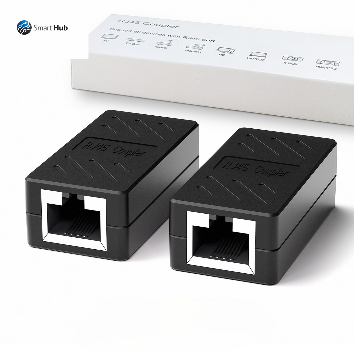 RJ45 Coupler, Ethernet Extender for Cat7/Cat6/Cat5E/Cat5 Female to Female Ethernet Coupler Connector (5, Blue)