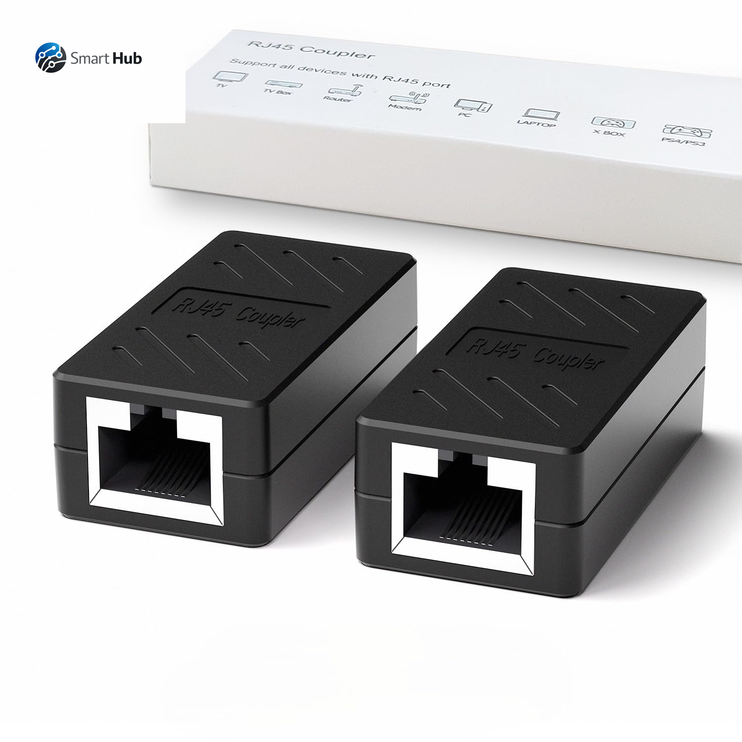 RJ45 Coupler, Ethernet Extender for Cat7/Cat6/Cat5E/Cat5 Female to Female Ethernet Coupler Connector (5, Blue)